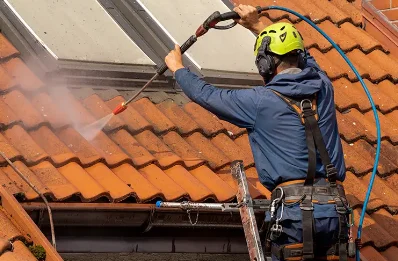 Démoussage et hydrofuge de toiture à Cognet